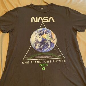 Old Navy Black NASA Graphic Tee